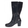 Cizme dama din piele naturala de culoare neagra Imblanite MVS31CZM